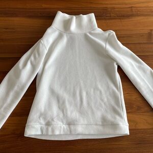 Dudley Stephens Cream Fleece Turtleneck
